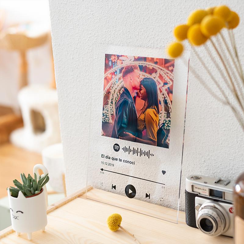 Regalos originales y personalizados placa spotify